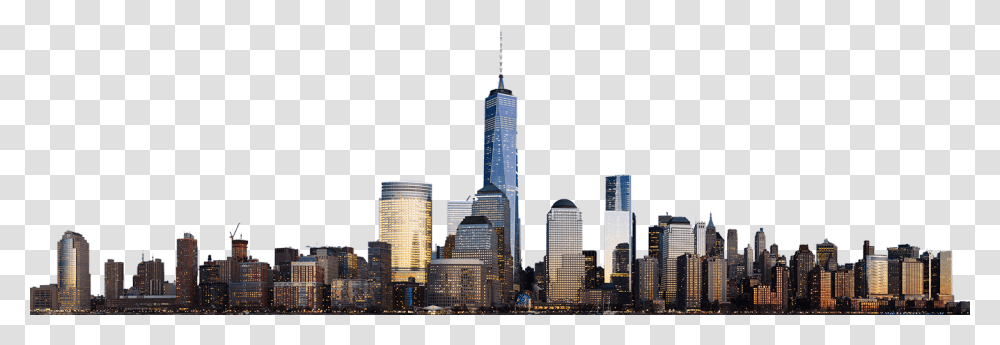 Nyc Skyline Silhouette City For Picsart, Urban, Building, High Rise, Metropolis Transparent Png