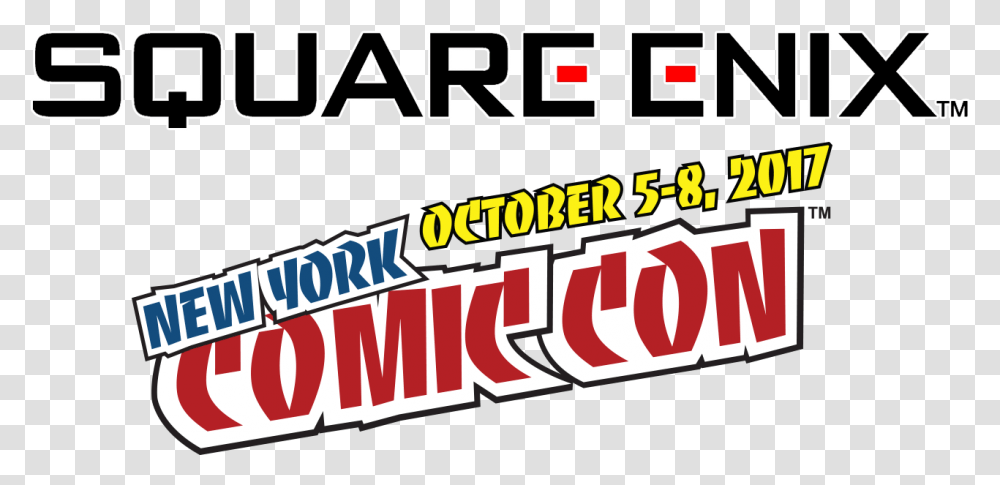 Nycclogowhite New York Comic Con, Word, Food, Sport Transparent Png