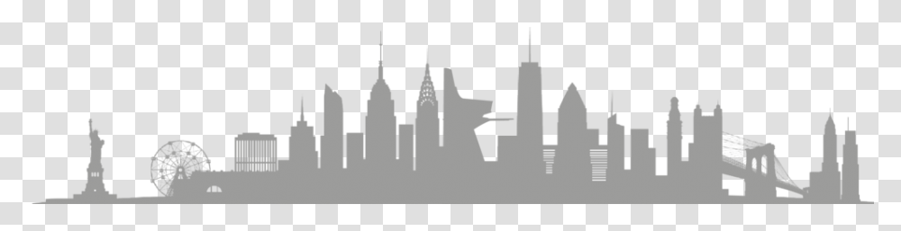 Nycitylinestarktower, Fence, Building, Architecture, Silhouette Transparent Png