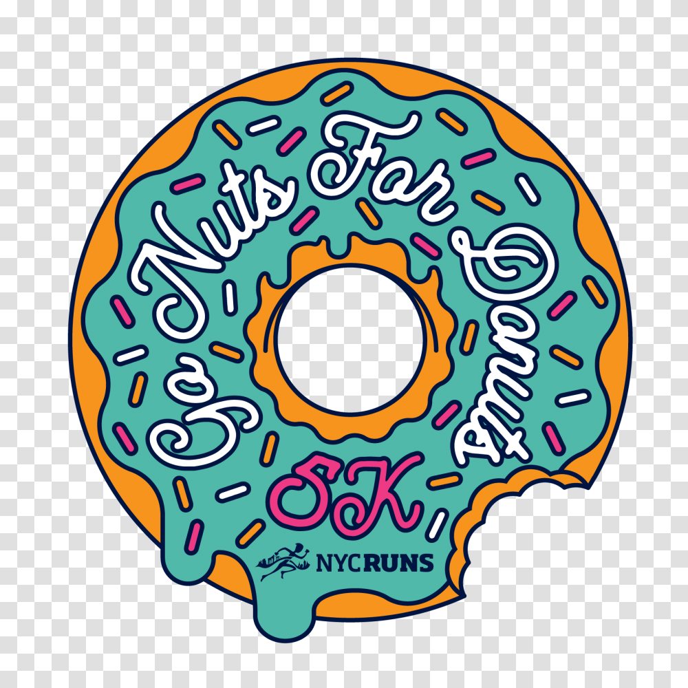Nycruns Go Nuts For Donuts, Pastry, Dessert, Food, Sweets Transparent Png