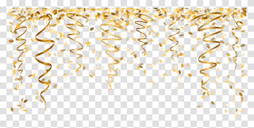 Nye Newyearseve Ftestickers Confetti Gold, Paper, Rug Transparent Png
