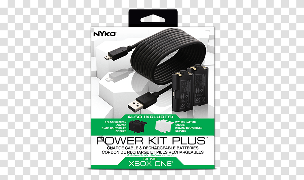 Nyko Power Kit Plus, Adapter, Camera, Electronics, Headphones Transparent Png