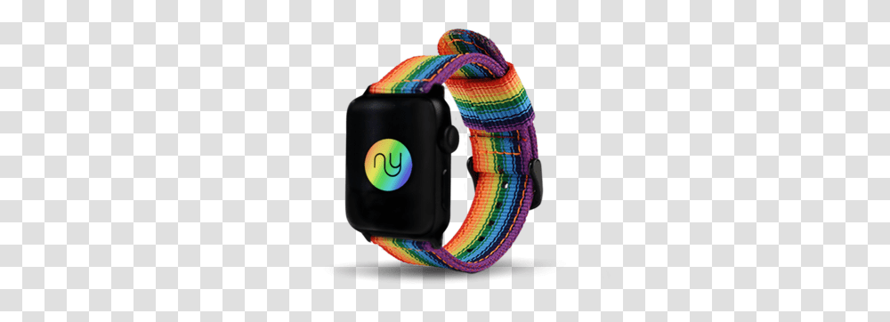 Nyloon Pride Nylon Apple Watch Band Apple Watch Pride Band In Black, Accessories, Accessory, Strap, Bracelet Transparent Png