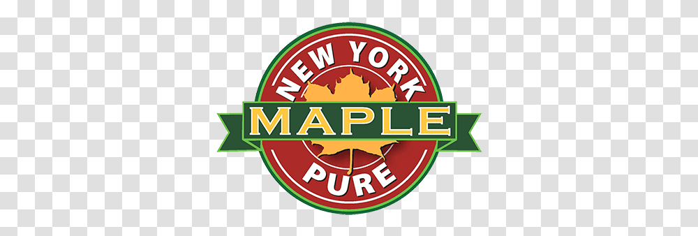 Nys Maple Pure New York Maple Syrup, Label, Text, Logo, Symbol Transparent Png