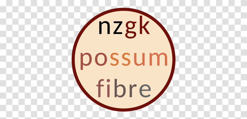 Nzgk Possum Fibre - Creative Circle, Text, Number, Symbol, Label Transparent Png