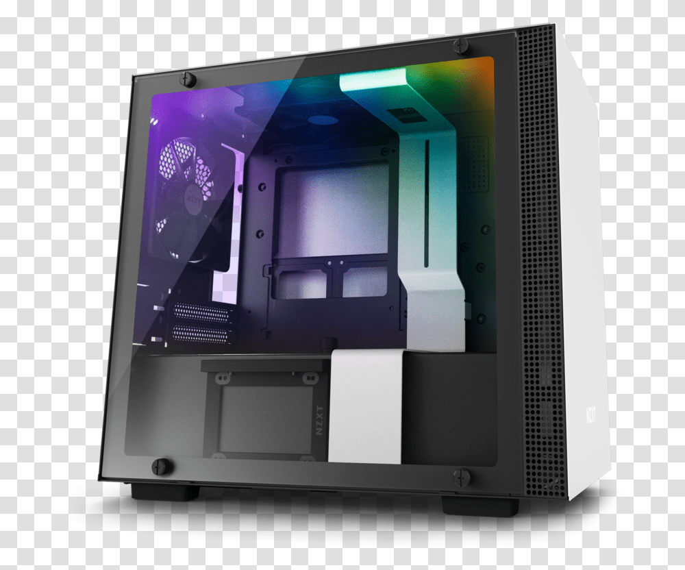 Nzxt H200i Mini Itx Best Cases, Monitor, Screen, Electronics, Display Transparent Png