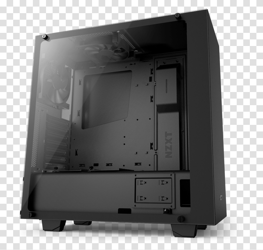 Nzxt S340 Elite Black, Electronics, Screen, Monitor, Pc Transparent Png