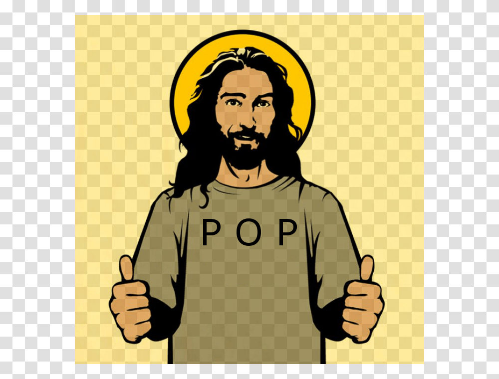 O Jesus Quotpopquot X Jesus Da Bblia Republican Jesus, Apparel, Hand, Person Transparent Png