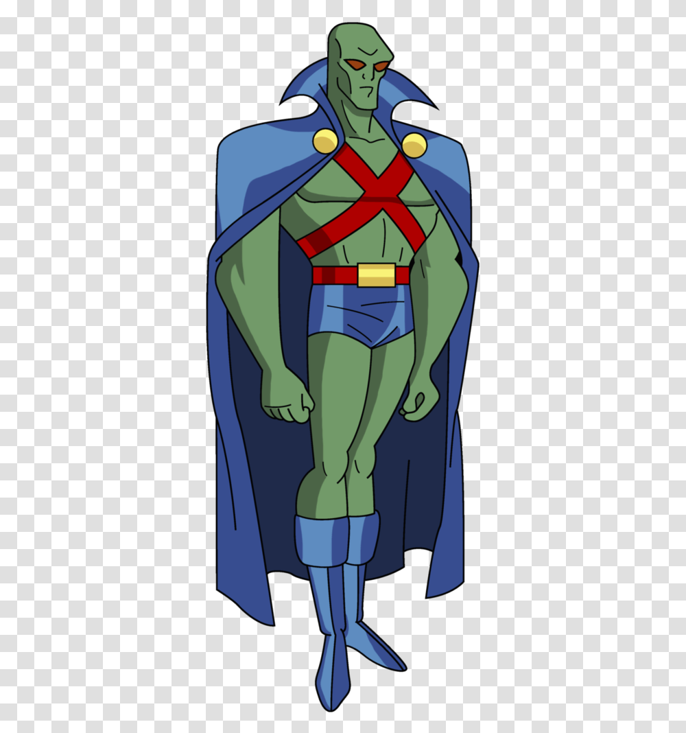 O Marciano Justice League Unlimited Martian Manhunter Justice League, Person, Human, Military Uniform, Green Transparent Png