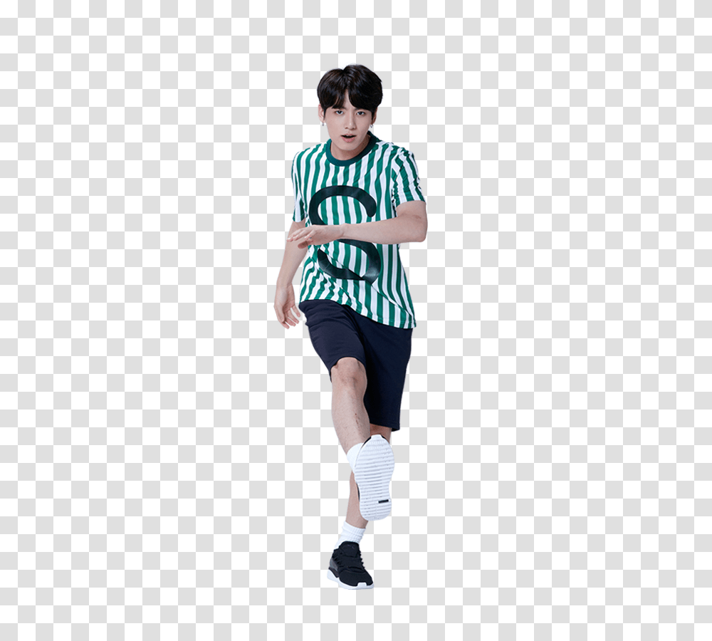 O Pixels Jeon Jungkook, Person, Shorts, Sleeve Transparent Png