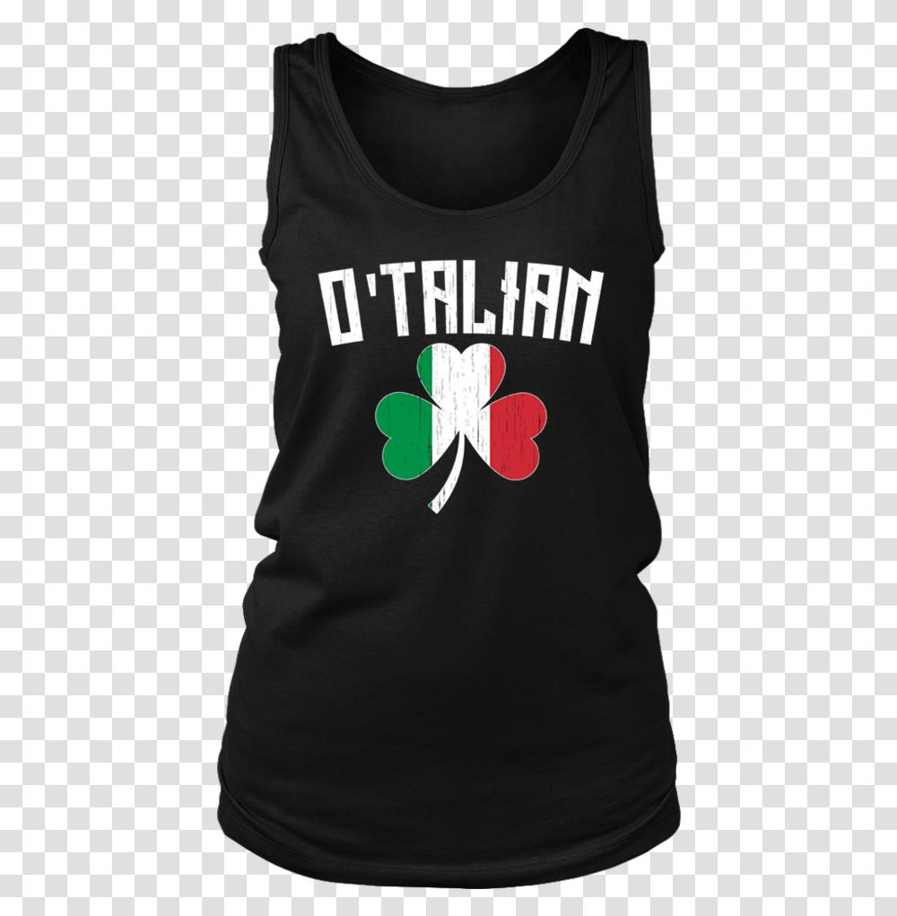 O Talian Shirts Italian Flag Irish Shamrock Funny T Shirt Active Tank, Apparel, Sleeve, Long Sleeve Transparent Png