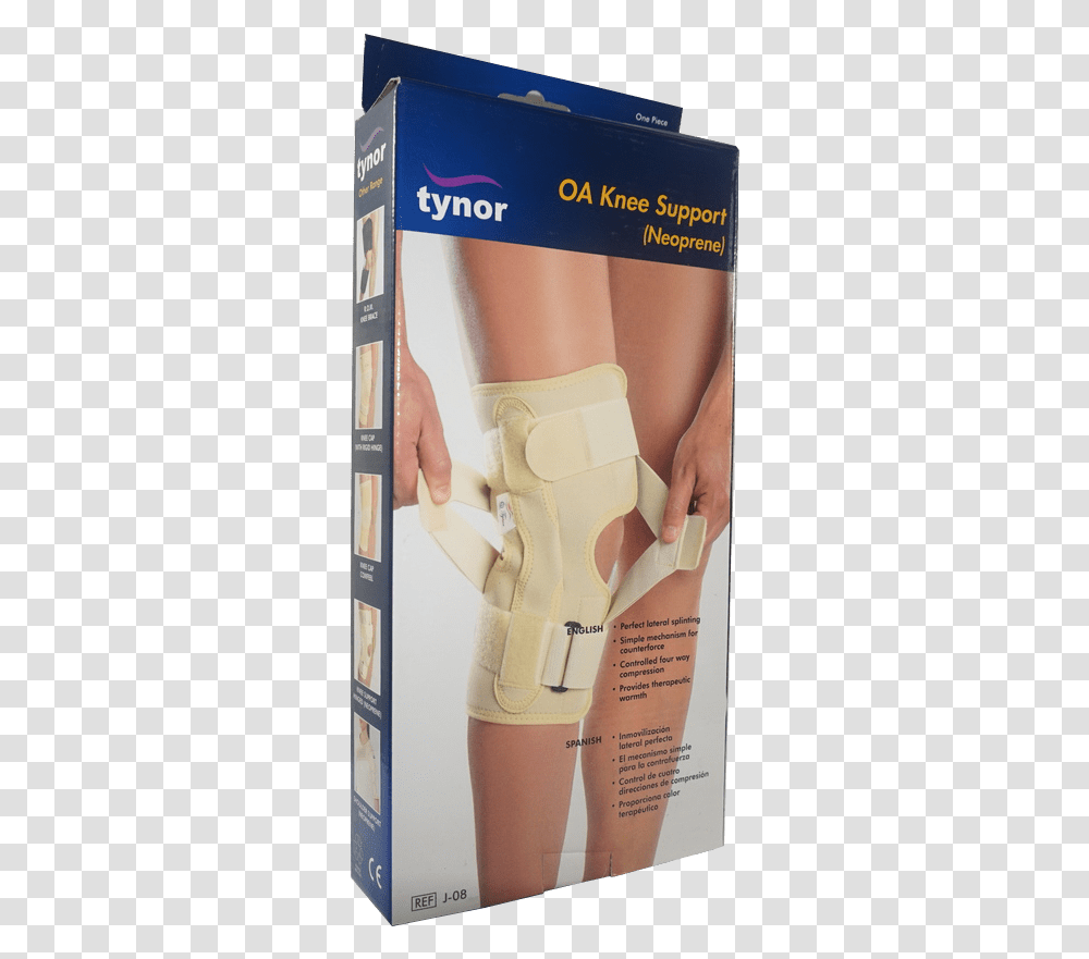 Oa Knee Support Right Varus Large Bandage, Person, Human, Brace Transparent Png