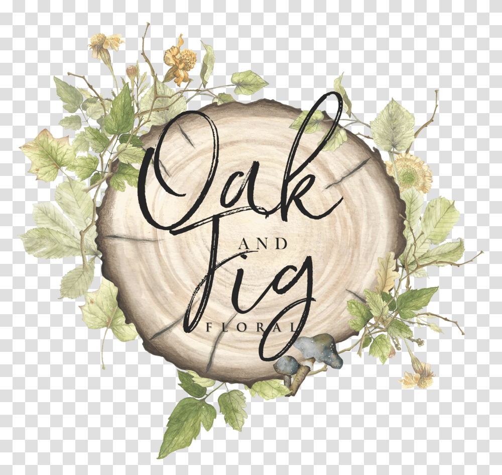 Oak And Fig Floral Florals, Text, Calligraphy, Handwriting, Rose Transparent Png