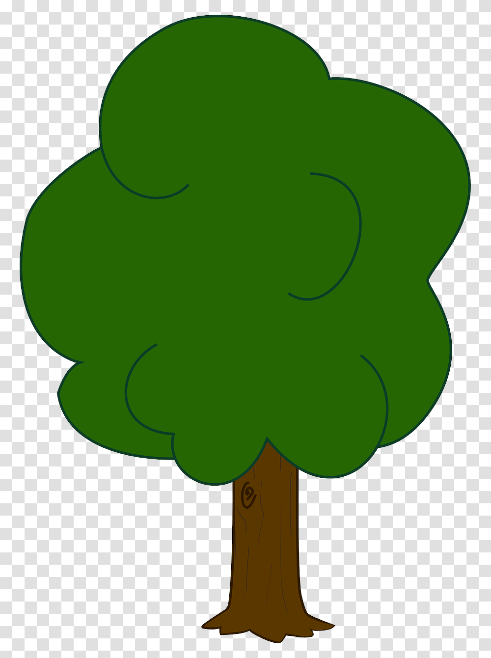 Oak Tree Clip Art Simple Color Tree Drawing, Plant, Green, Recycling Symbol Transparent Png