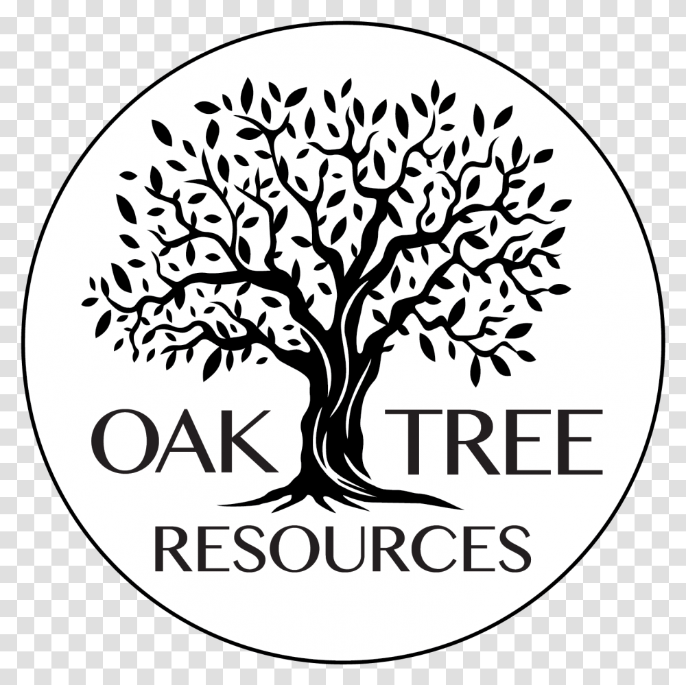 Oak Tree Resources Dot, Plant, Label, Text, Stencil Transparent Png