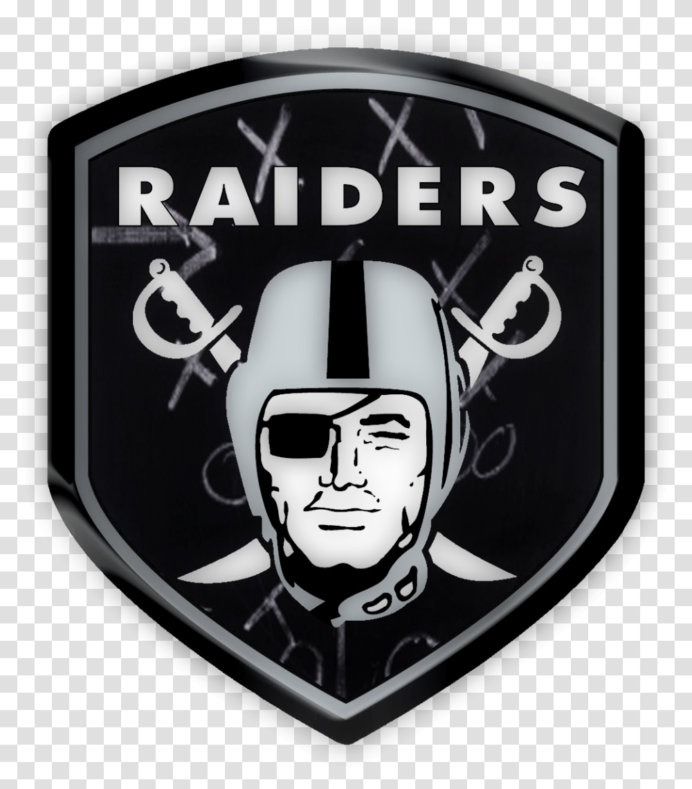 Oakland Raider Clipart Oakland Raiders Logo, Trademark, Armor, Helmet Transparent Png