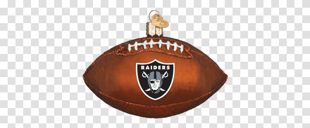 Oakland Raiders Football Old World Christmas Ornament Oakland Raiders, Sport, Sports, Rugby Ball, Birthday Cake Transparent Png