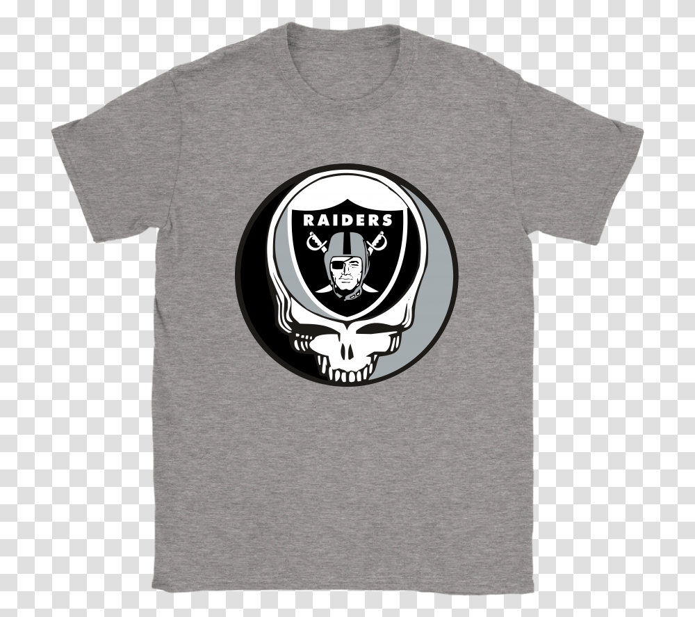 Oakland Raiders Grateful Dead Steal Your Face Football Emblem, Apparel, T-Shirt Transparent Png