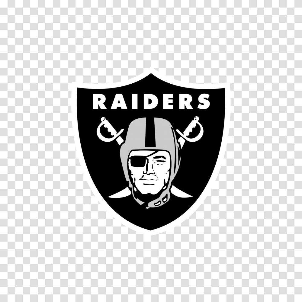 Oakland Raiders Nfl American Football Oakland Raiders Logo, Symbol, Trademark, Person, Human Transparent Png