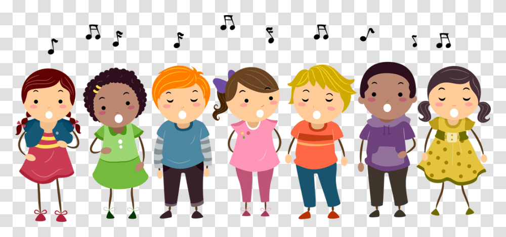 Oakman School News Choir Kids Singing Clipart, Person, People, Female, Girl Transparent Png