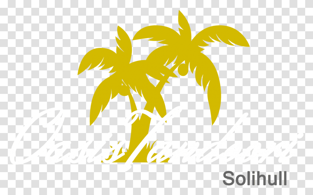 Oasis Doodle Palm Tree Cross Icon Fresh, Text, Label, Graphics, Art Transparent Png