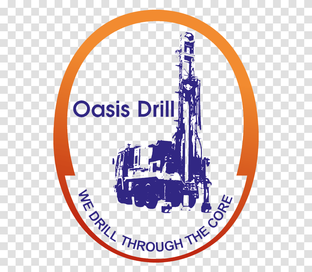 Oasis Drill Construction, Logo, Poster Transparent Png
