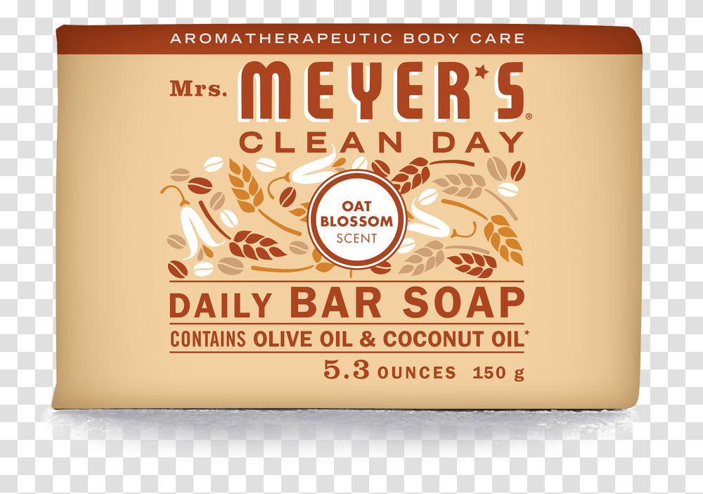 Oat Blossom Daily Bar Soap, Advertisement, Label, Poster Transparent Png