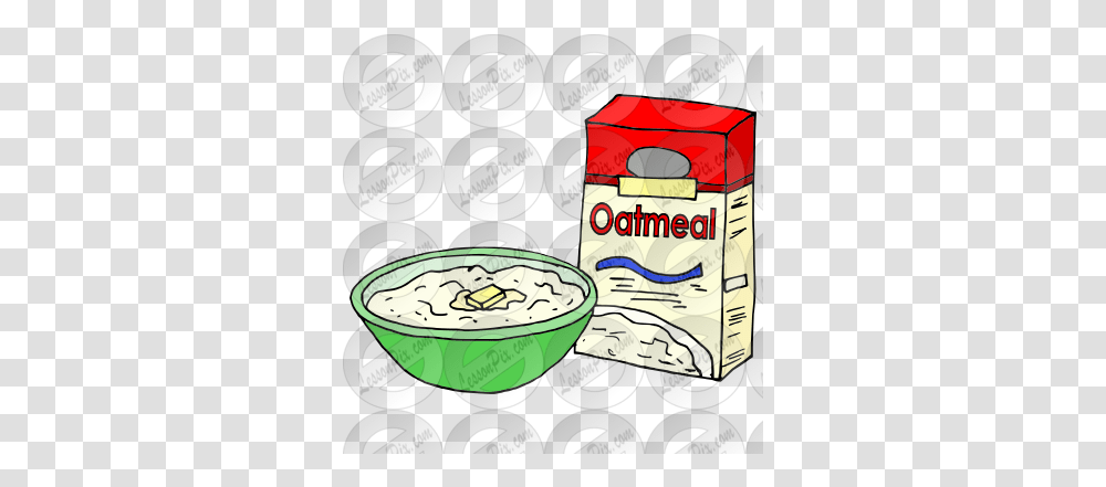 Oatmeal Picture For Classroom Therapy Bowl, Food, Dish, Soup Bowl, Dairy Transparent Png