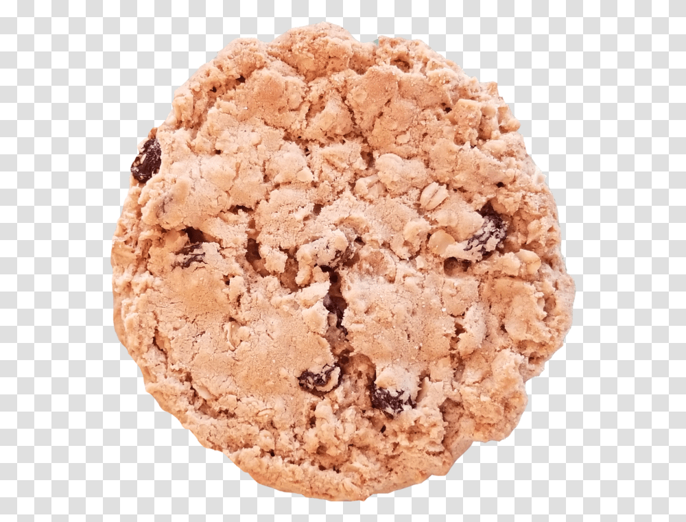 Oatmealraisin Peanut Butter Cookie, Rock, Food, Biscuit, Bread Transparent Png