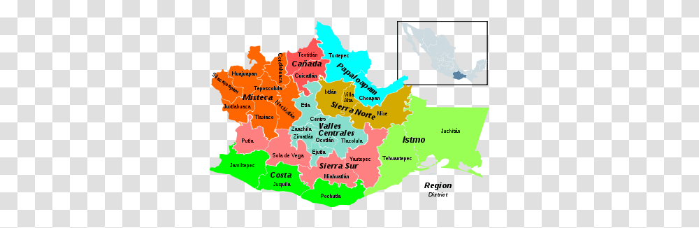 Oaxaca Revolvy, Map, Diagram, Plot, Atlas Transparent Png