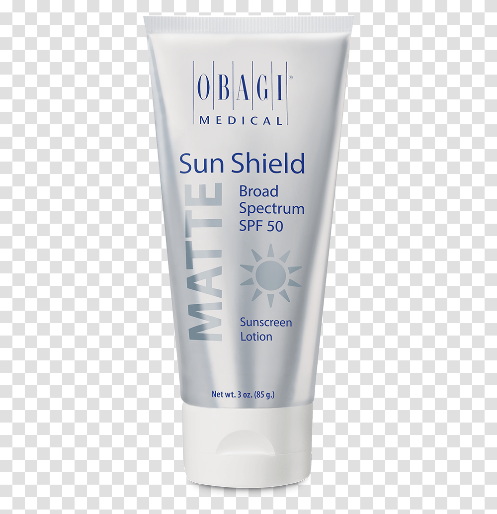 Obagi Sun Shield Matte Broad Spectrum Spf 50 Skincarema, Bottle, Cosmetics, Aluminium, Shaker Transparent Png