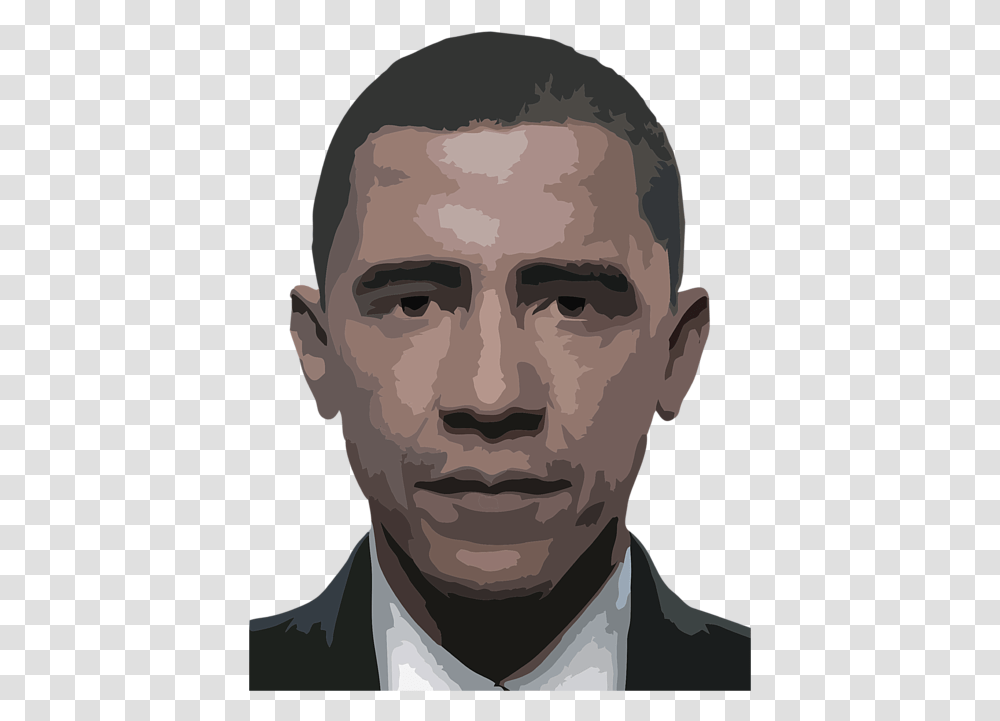 Obama 3d, Head, Face, Person, Human Transparent Png