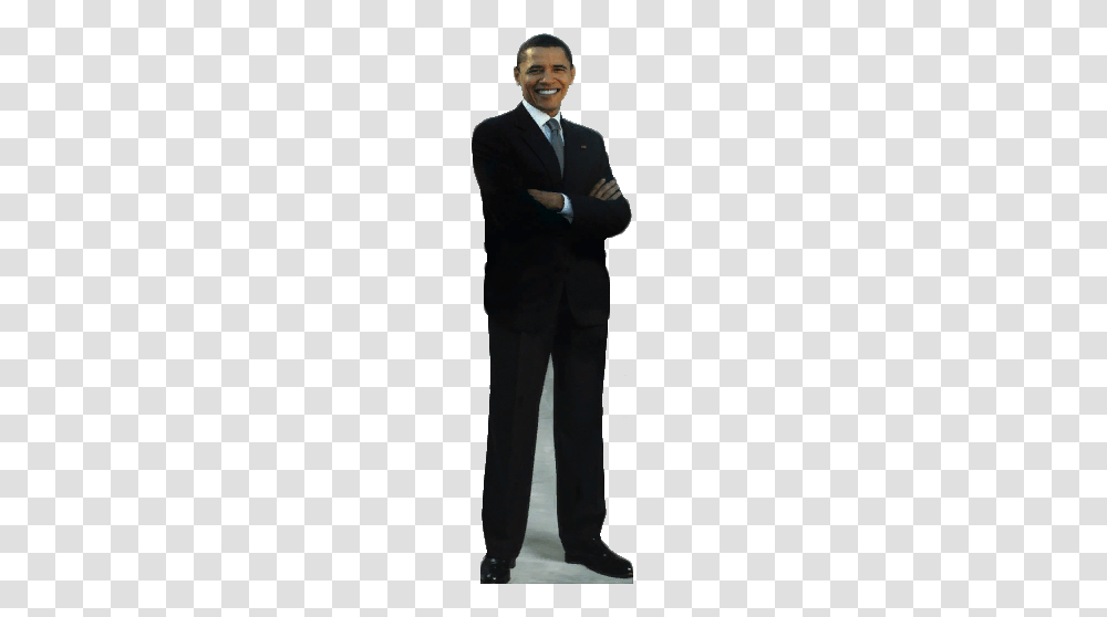 Obama Cutout For Canvas, Person, Suit, Overcoat Transparent Png
