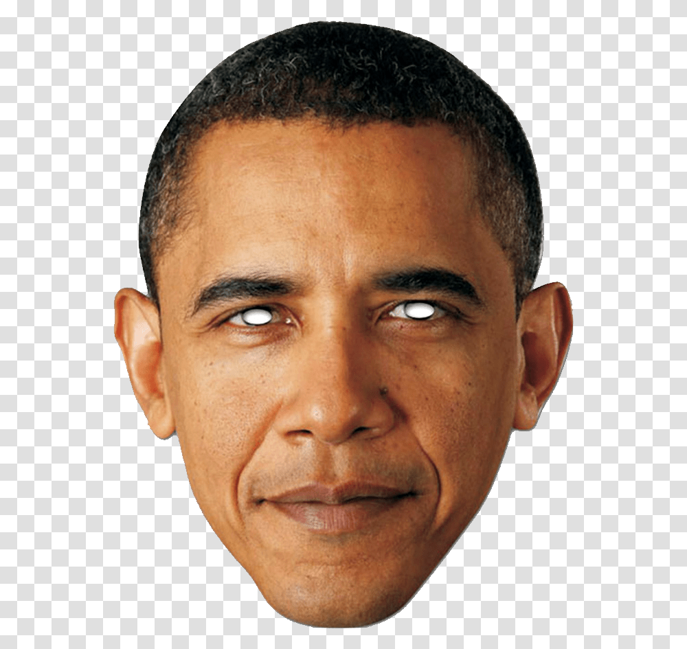 Obama Face Barack Obama, Person, Human, Head, Portrait Transparent Png