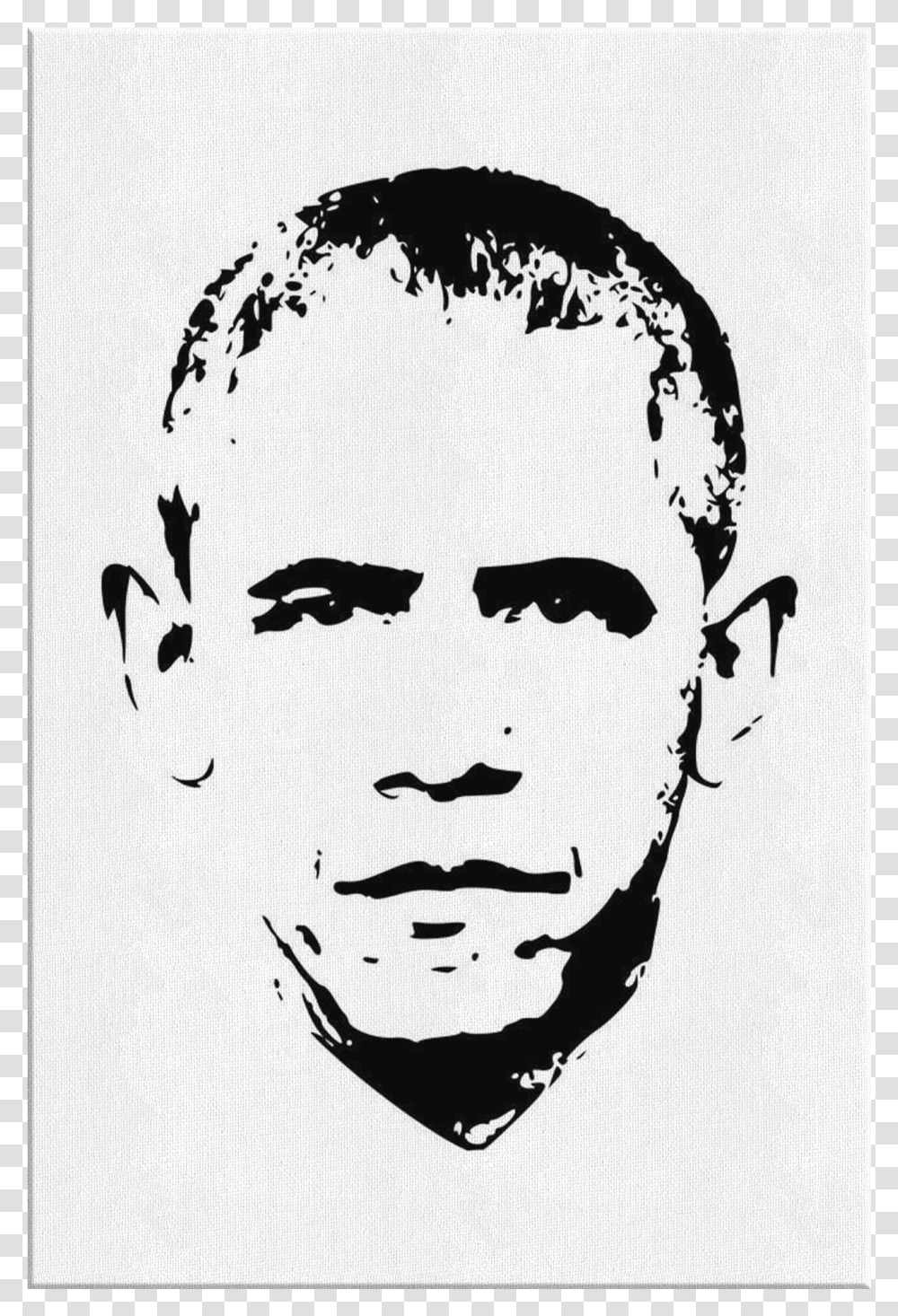 Obama Minimalistic, Stencil, Bird, Animal, Rug Transparent Png