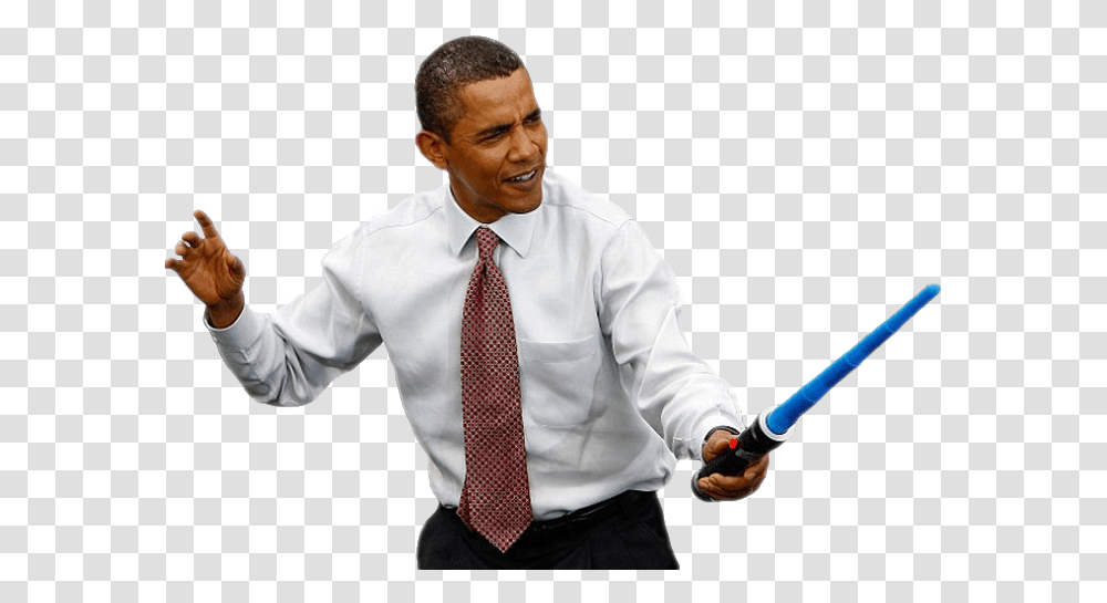 Obama With A Lightsaber, Tie, Accessories, Accessory, Shirt Transparent Png