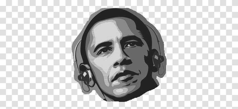 Obama Would Tap Into That The Smoke Signal Obama We Can Do, Face, Head, Drawing, Art Transparent Png