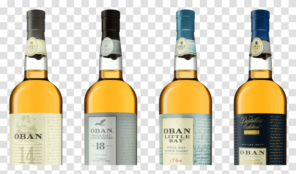 Oban Family Whisky Bottles, Liquor, Alcohol, Beverage, Drink Transparent Png