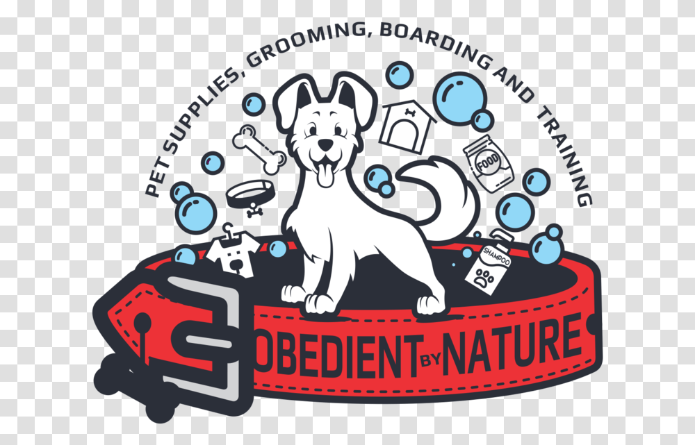 Obedient By Nature Villa Rica Ga, Label, Sticker, Mammal Transparent Png