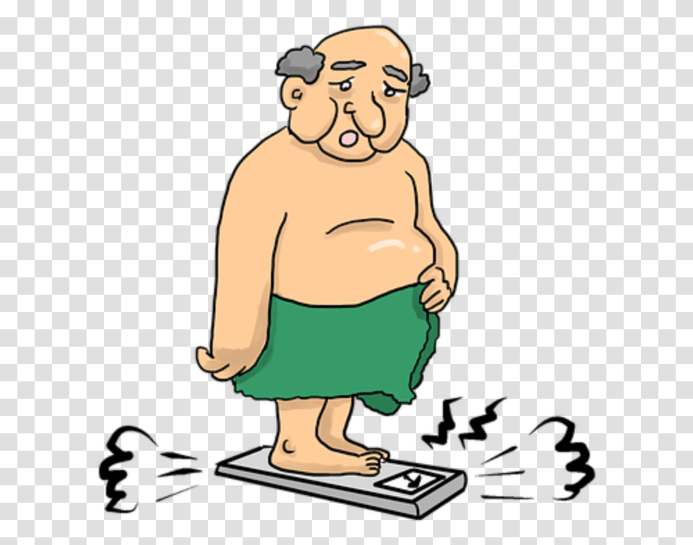 Obesity On Scale Obese Depression, Person, Human, Kneeling, Standing Transparent Png