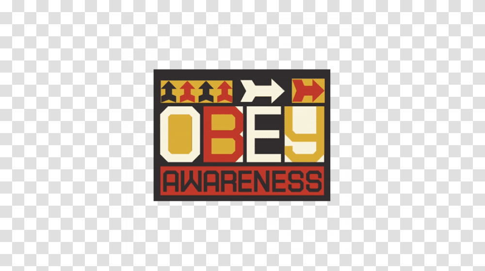 Obey Awareness Project, Alphabet, Label, Advertisement Transparent Png