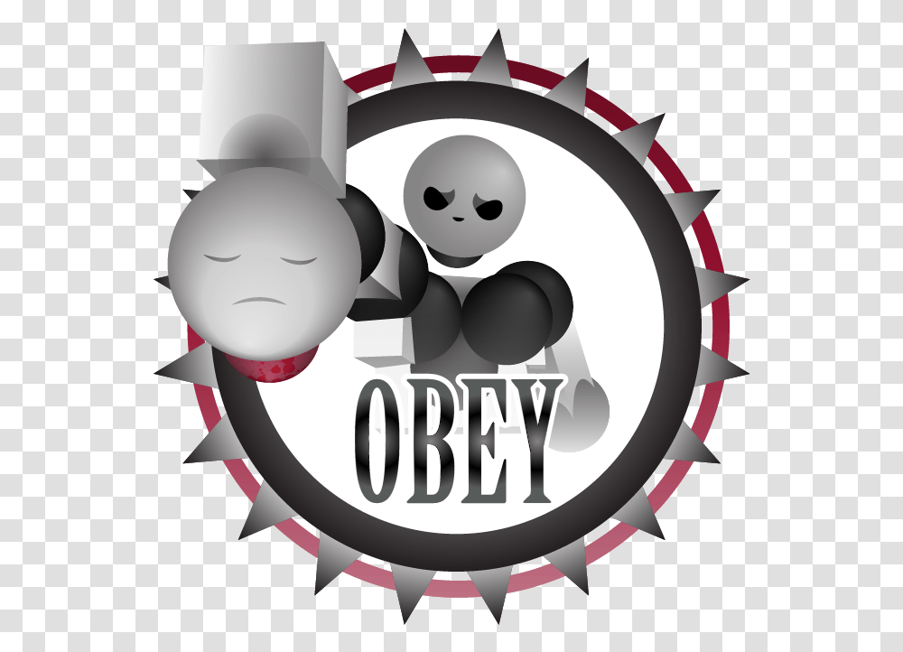 Obey Gallery Toribash Community Picsart Photo Cartoon, Label, Face Transparent Png
