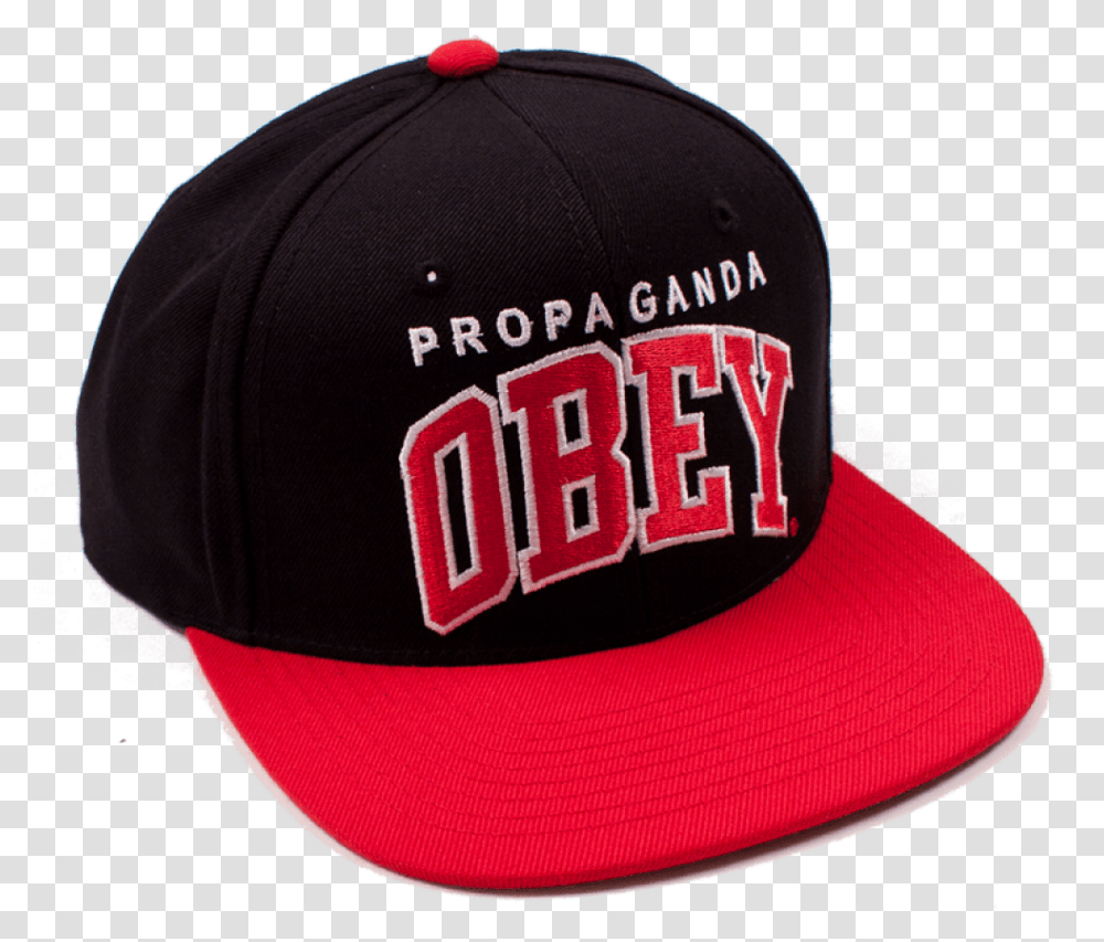 Obey Hat 2 Image Cap, Clothing, Apparel, Baseball Cap Transparent Png