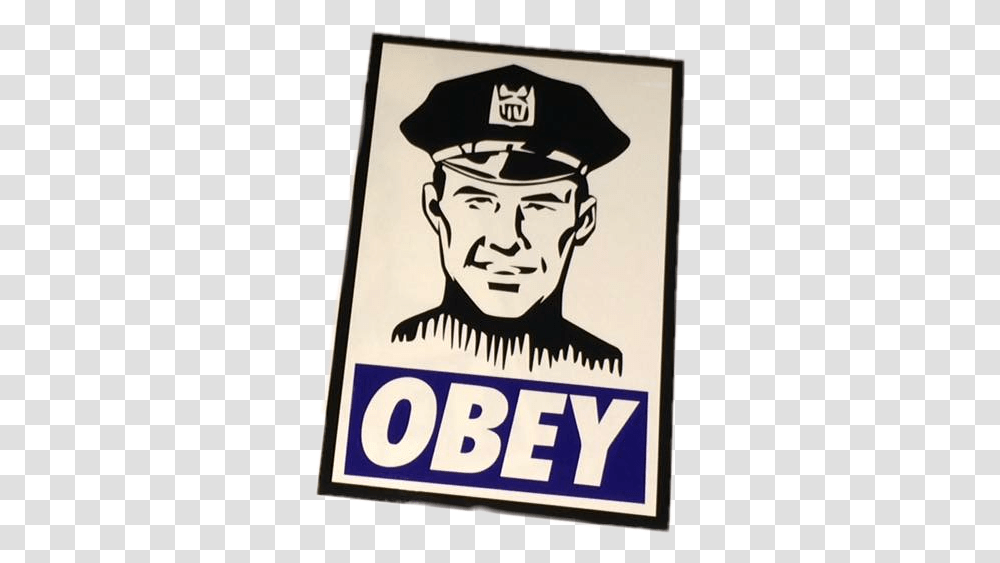 Obey Hat Black Star Wars Stickers, Label, Text, Poster, Advertisement Transparent Png