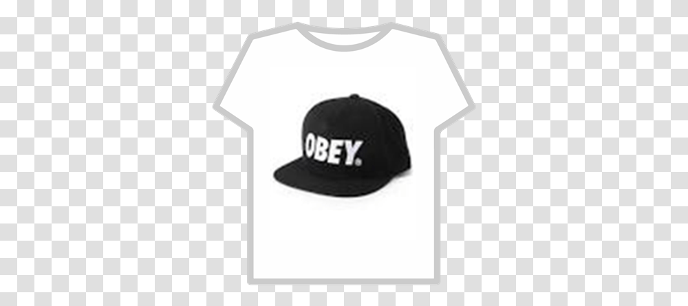 Obey Hat Roblox Obey, Clothing, Apparel, Baseball Cap, Shirt Transparent Png