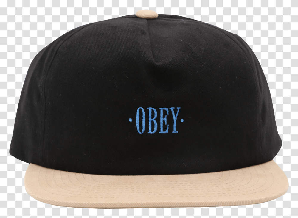 Obey Jungle Snapback Black Light Khaki Yeah Baseball Cap, Hat, Clothing, Apparel, Fleece Transparent Png
