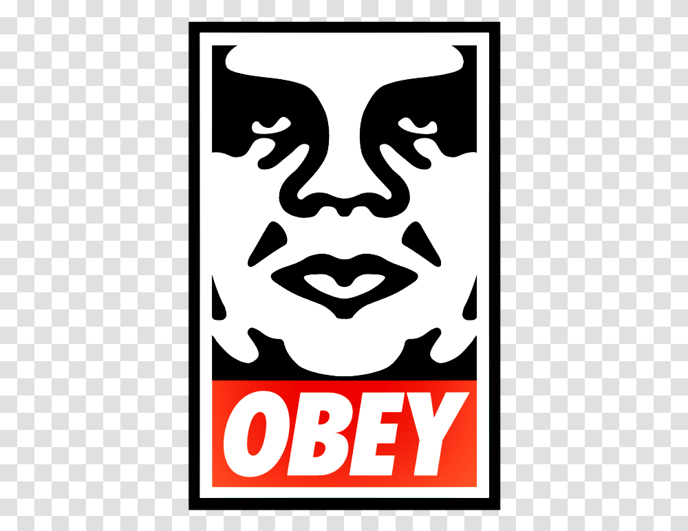 Obey Logo Obey Shepard Fairey Art, Poster, Advertisement, Label Transparent Png