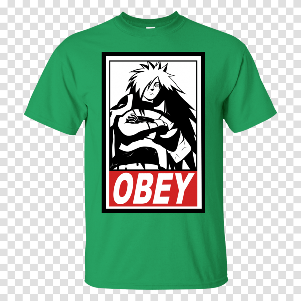 Obey Madara Uchiha T Shirt Men, Apparel, T-Shirt Transparent Png