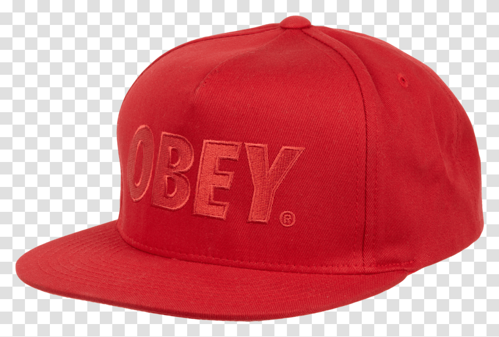 Obey Snapback Cap Mit Logo Baseball Cap, Clothing, Apparel, Hat, Sun Hat Transparent Png
