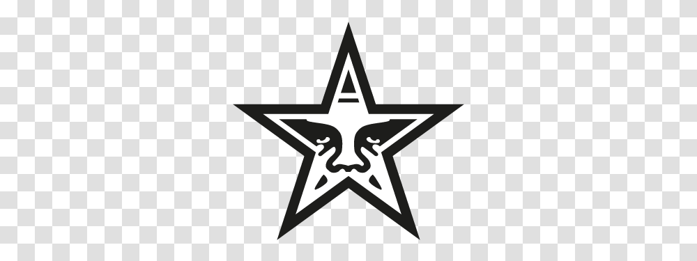 Obey The Giant Star Vector Logo Andre The Giant Has A Posse, Star Symbol, Cross Transparent Png
